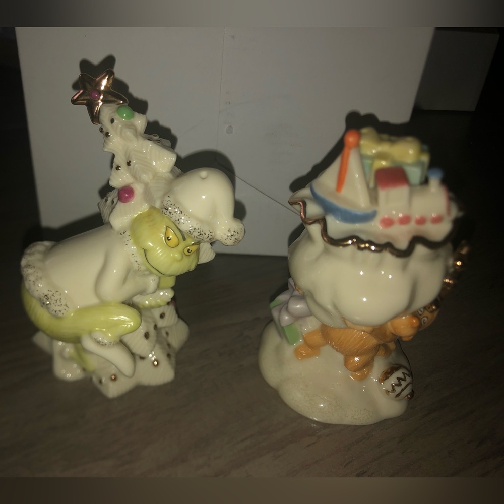 NEW Lenox The Grinchiest Salt & Pepper Shaker Set